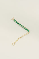 Esmeralda Toggle Bracelet in Green Bracelet Ave Shops- Tilden Co.