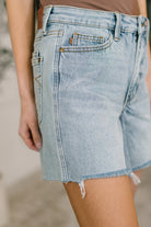 Evelyn Mid Rise Rigid Magic Dad Shorts Shorts Ave Shops- Tilden Co.