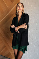 Every Day Blazer in Black    Layers Ave Shops- Tilden Co.