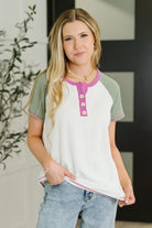 Everyday Envy Cable Ribbed Knit in Light Olive T-Shirt Ave Shops- Tilden Co.