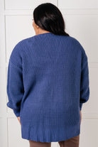 Everything Layer Waffle Knit Open Front Cardigan in Marlin Layers Ave Shops- Tilden Co.