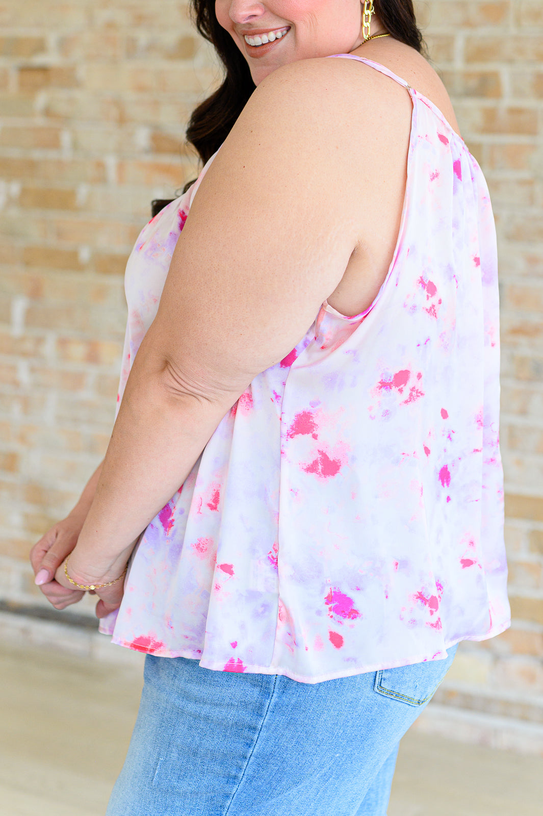 Everything is Fine Floral Camisole Tops Ave Shops- Tilden Co.