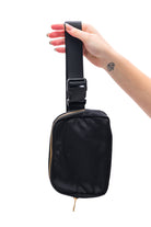 Everywhere I Go Crossbody Belt Bag in Black Accessories Ave Shops- Tilden Co.