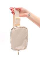 Everywhere I Go Crossbody Belt Bag in Ivory Accessories Ave Shops- Tilden Co.