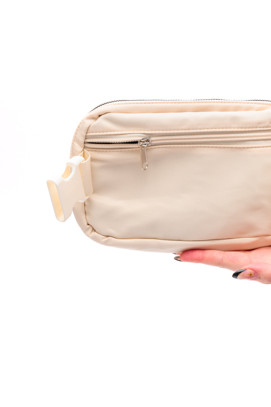 Everywhere I Go Crossbody Belt Bag in Ivory Accessories Ave Shops- Tilden Co.