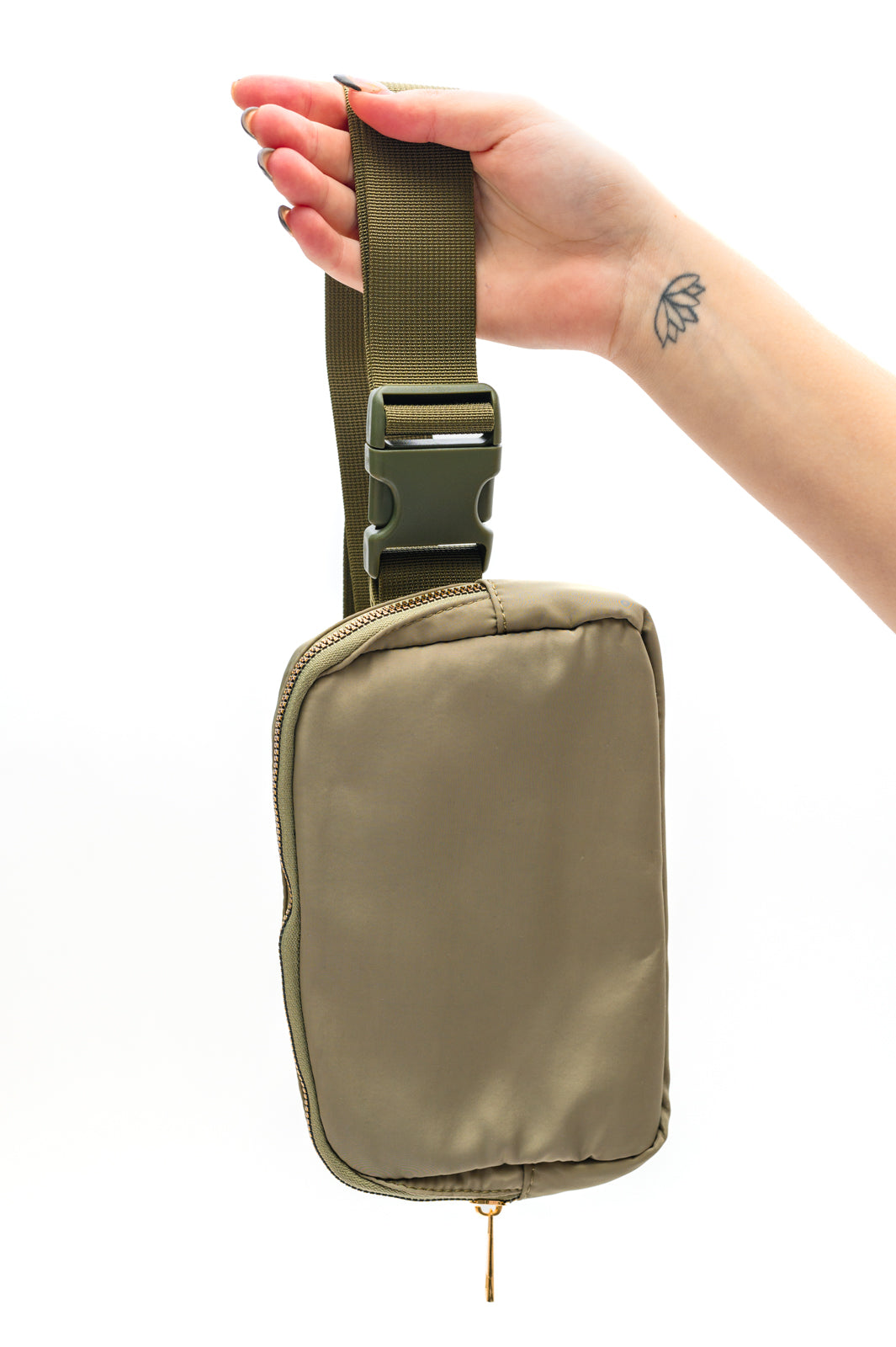 Everywhere I Go Crossbody Belt Bag in Olive Accessories Ave Shops- Tilden Co.