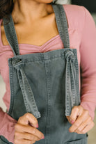 Exactly Where You Are Jumpsuit in Ash Black Womens Ave Shops- Tilden Co.