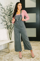 Exactly Where You Are Jumpsuit in Ash Black Womens Ave Shops- Tilden Co.
