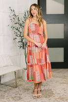 Extra Sentimental Wide Strap Tiered Dress Midi Dress Ave Shops- Tilden Co.