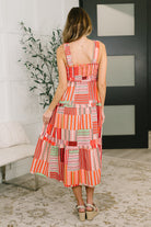 Extra Sentimental Wide Strap Tiered Dress Midi Dress Ave Shops- Tilden Co.