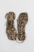 Eyeful Square Toe Ankle Strap Sandal in Leopard Womens Ave Shops- Tilden Co.