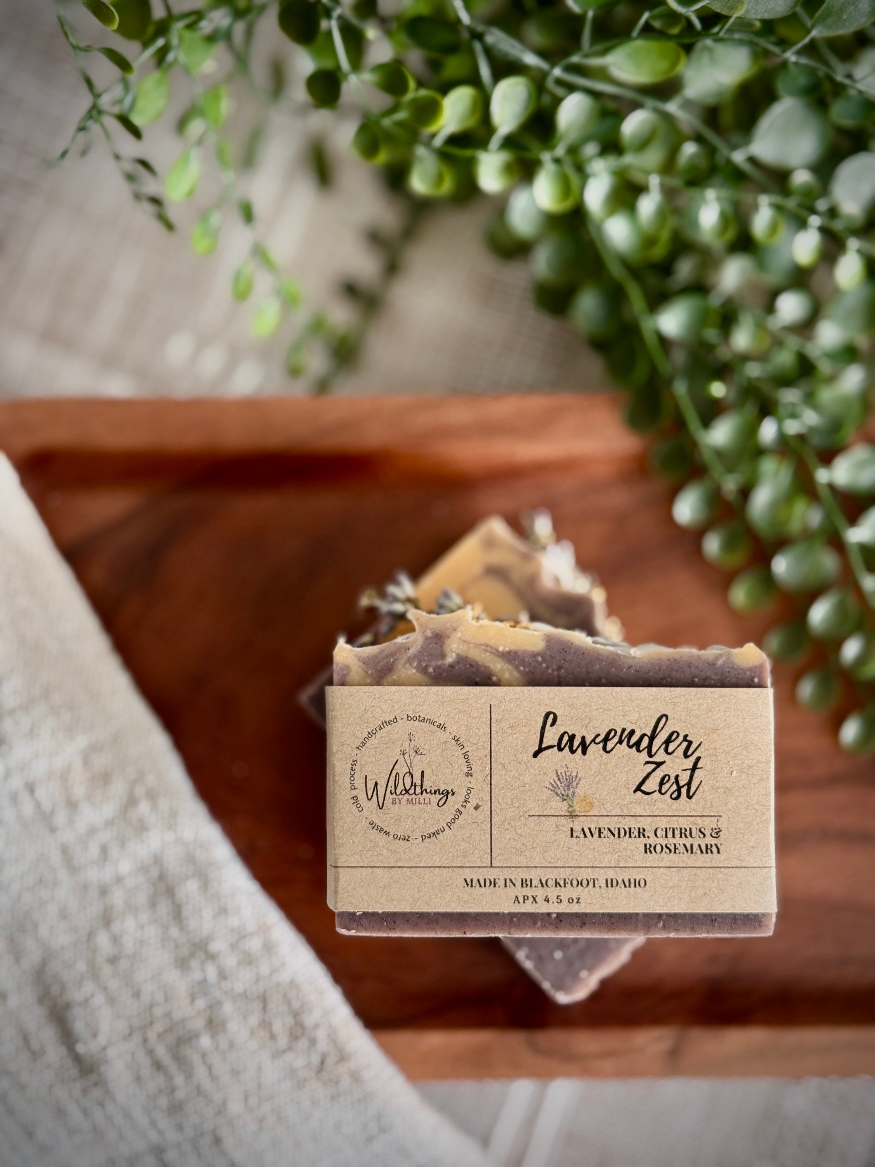 Wildthings By Milli Soap Lavender Zest Lavender Zest Tilden Co. LLC- Tilden Co.