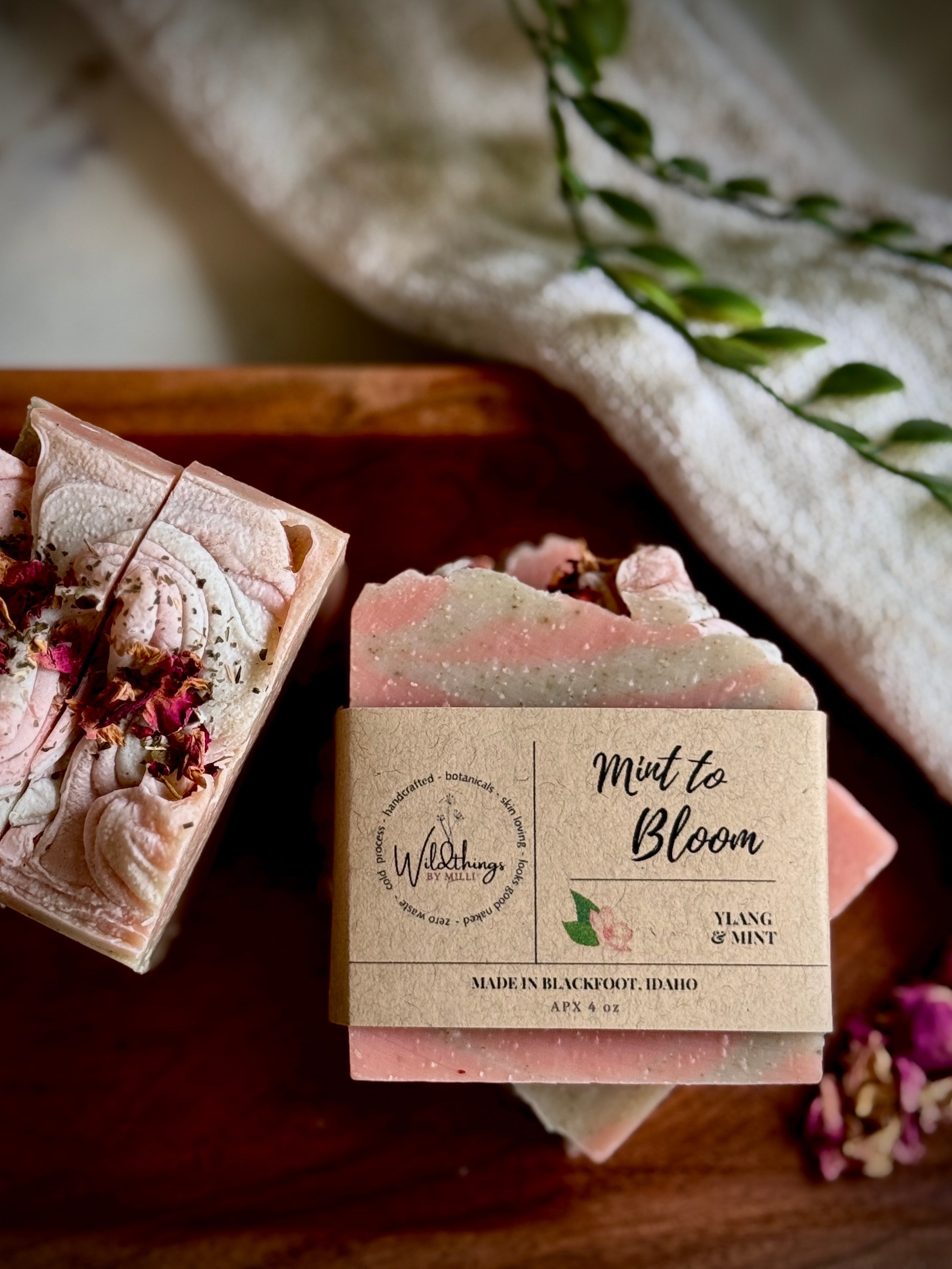 Wildthings By Milli Soap Mint to Bloom Mint to Bloom Tilden Co. LLC- Tilden Co.