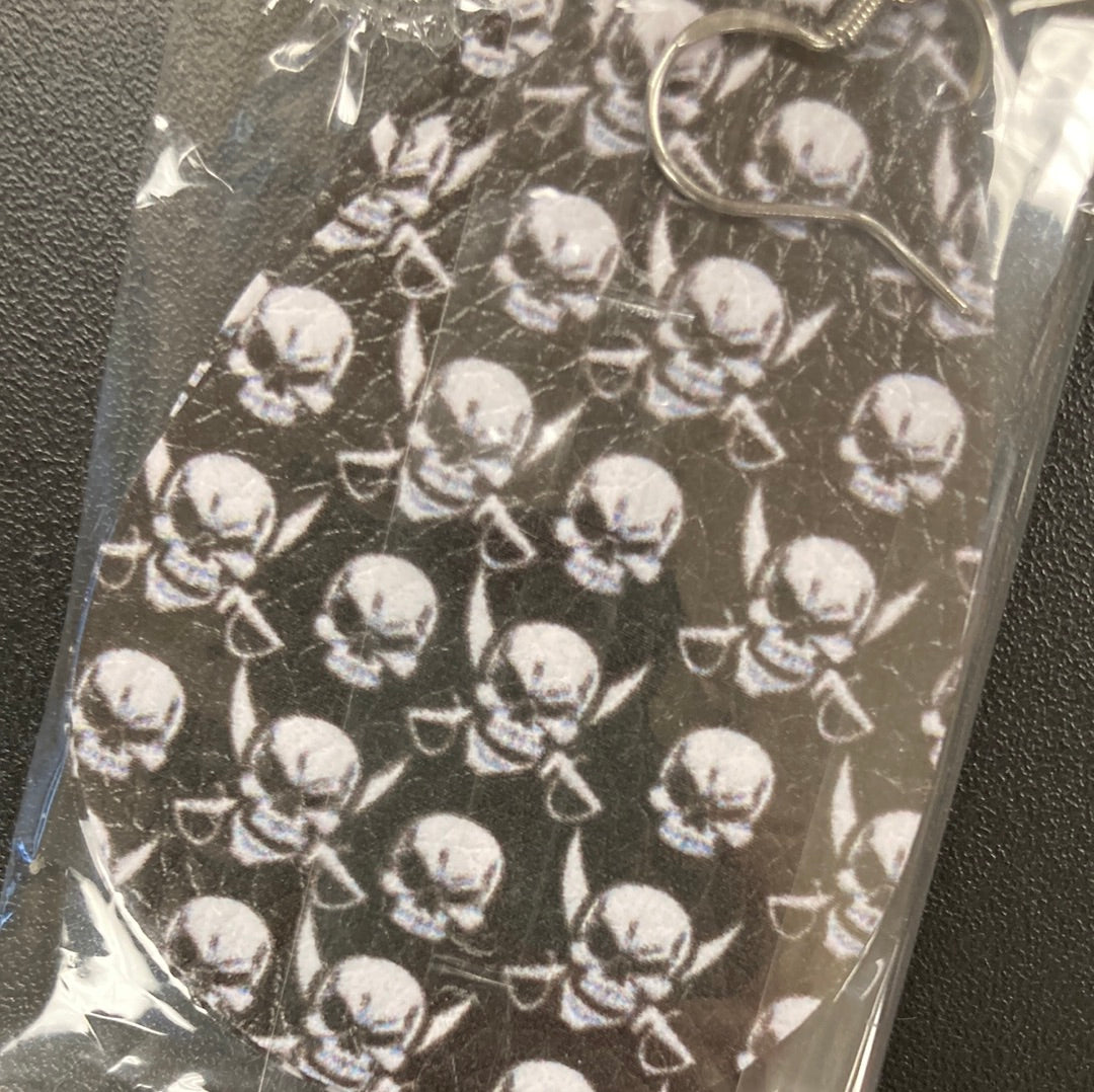 Pirate Skull Earrings    Earrings Daydreamer Creations- Tilden Co.