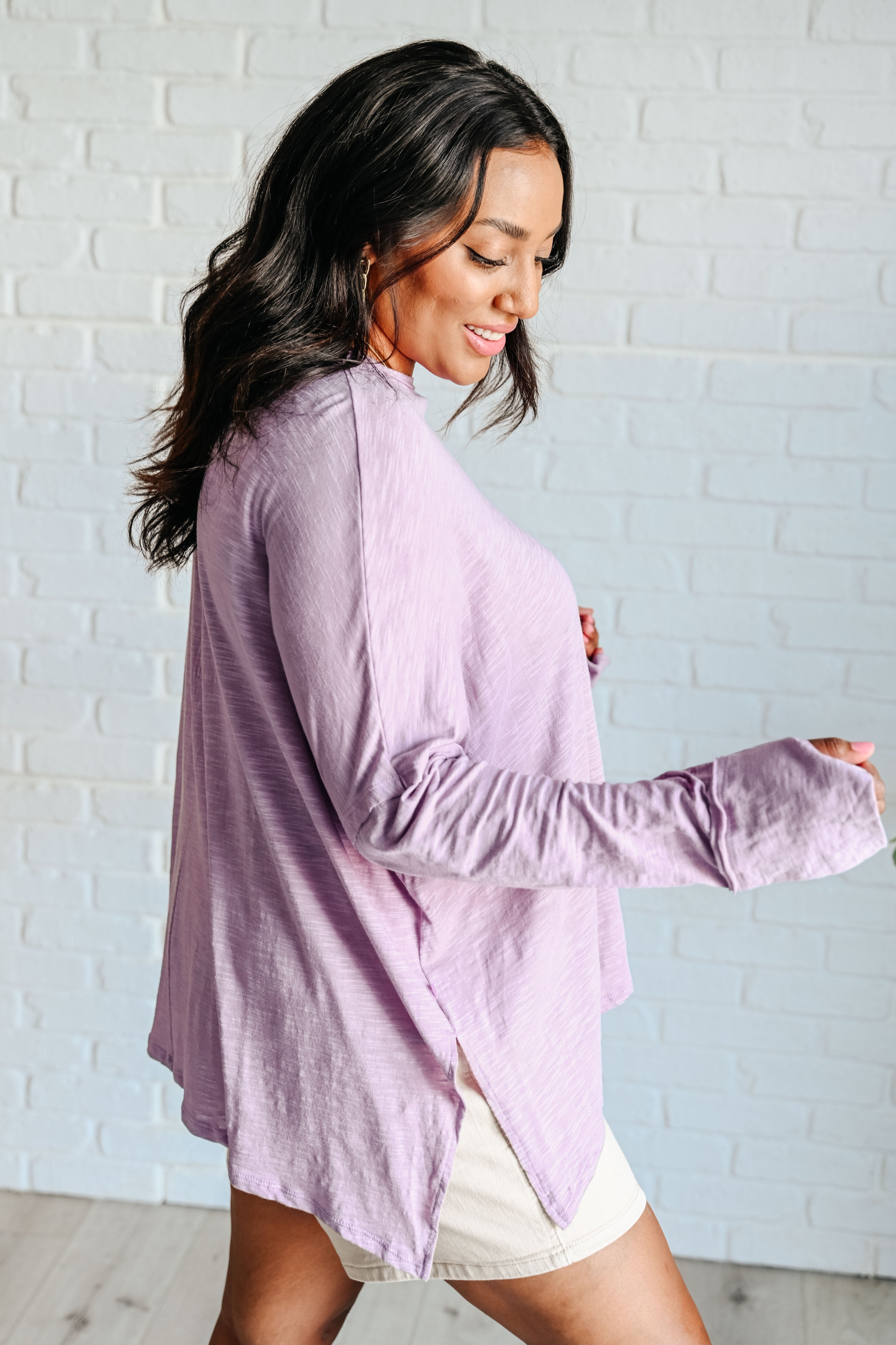 Face It Together Step Hem Pullover    Tops Ave Shops- Tilden Co.