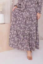 September Dress in Opal Gray    Dress Mikarose- Tilden Co.