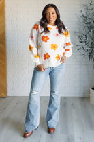 Falling Flowers Floral Sweater    Tops Ave Shops- Tilden Co.