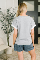 Feel Alright Two Tone Contrast in Heather Grey Womens Ave Shops- Tilden Co.
