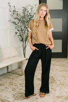Feel Alright Two Tone Contrast in Mocha Womens Ave Shops- Tilden Co.