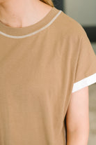 Feel Alright Two Tone Contrast in Mocha Womens Ave Shops- Tilden Co.