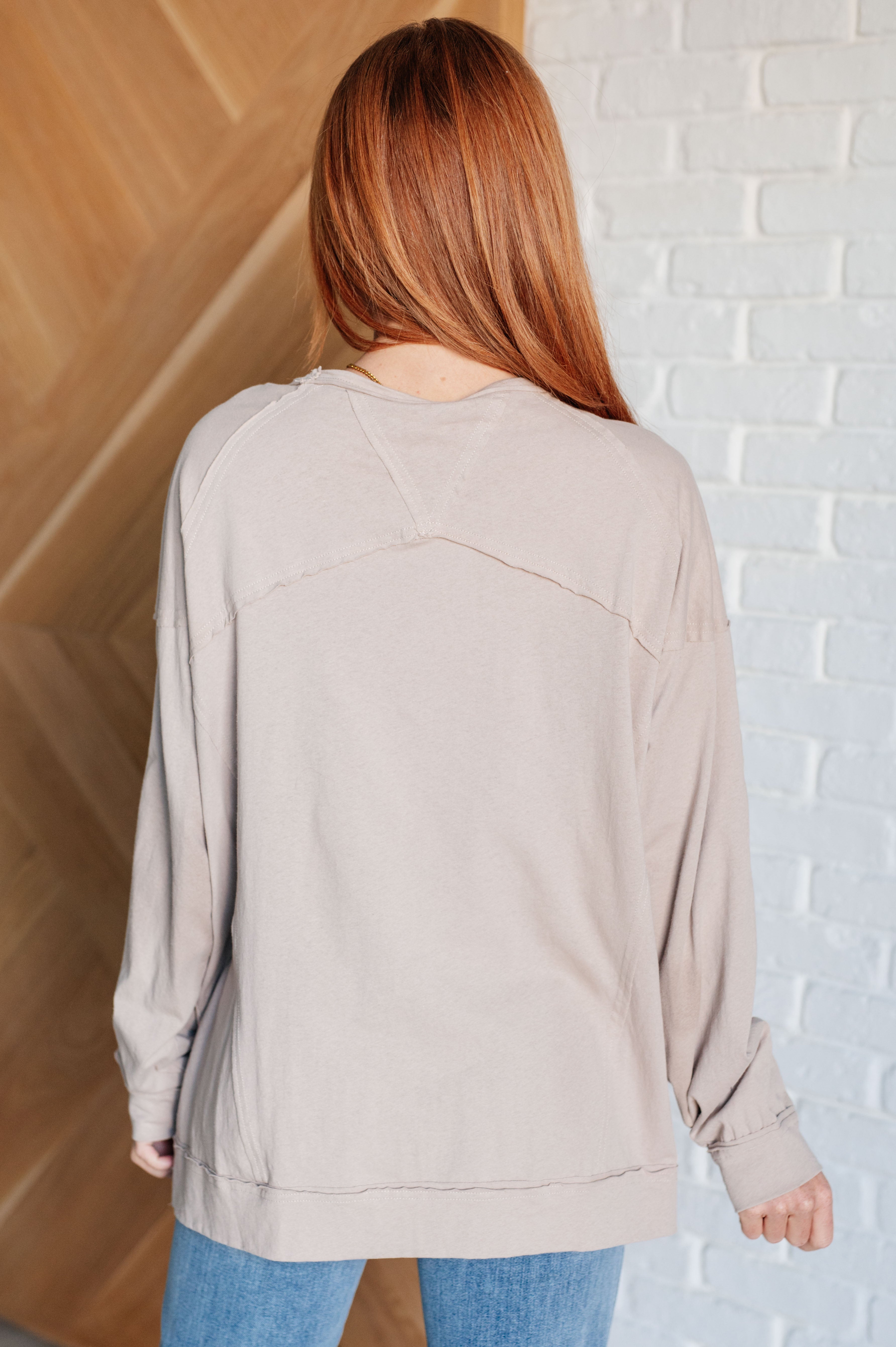 Feels Right Long Sleeve Top Tops Ave Shops- Tilden Co.