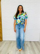 Fielding Questions Floral Top Womens Ave Shops- Tilden Co.
