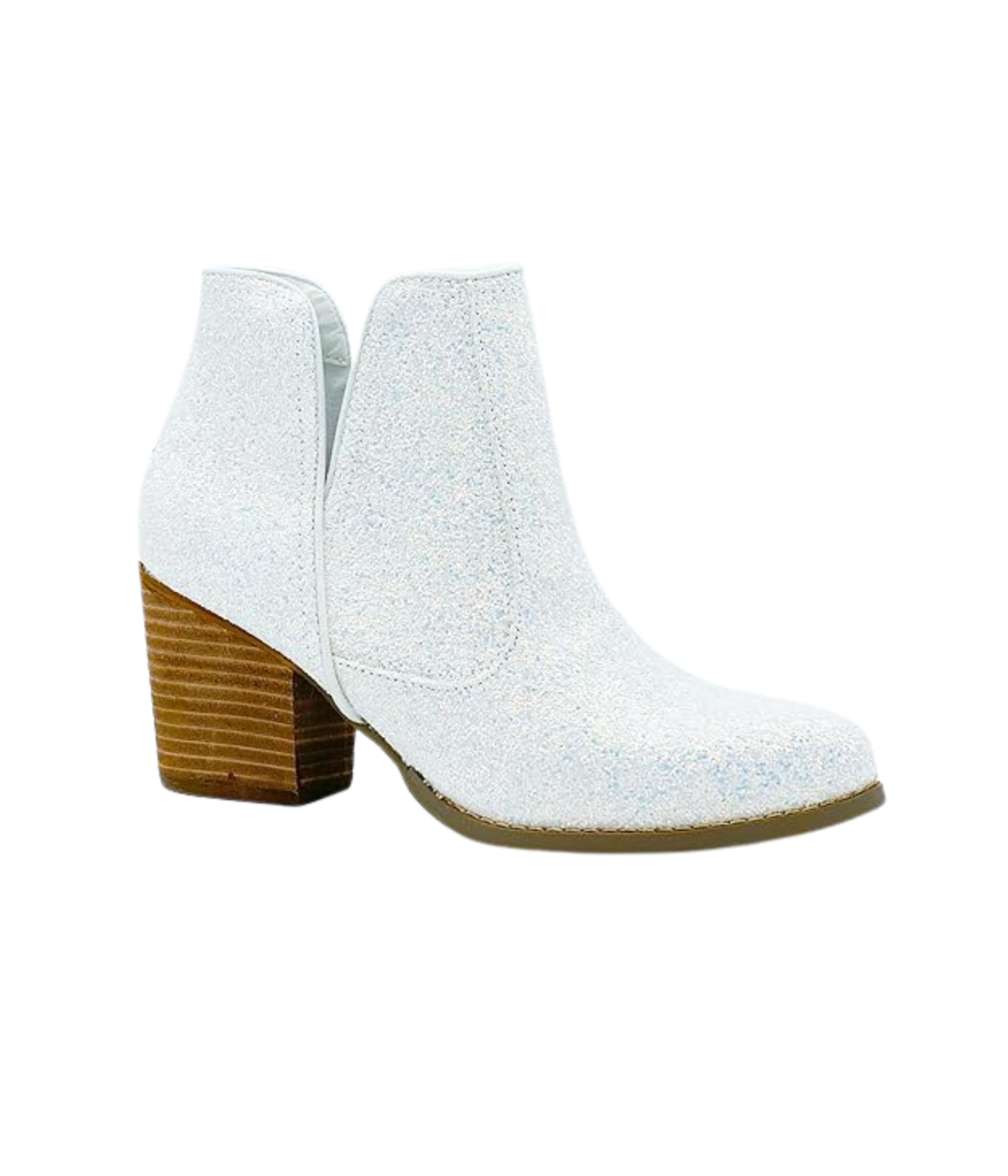 Fiera Booties in White    Shoes Ave Shops- Tilden Co.