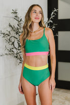 Fiji Color Block Swim Bottoms Swimwear Ave Shops- Tilden Co.