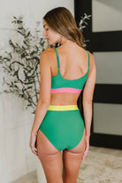 Fiji Color Block Swim Bottoms Swimwear Ave Shops- Tilden Co.