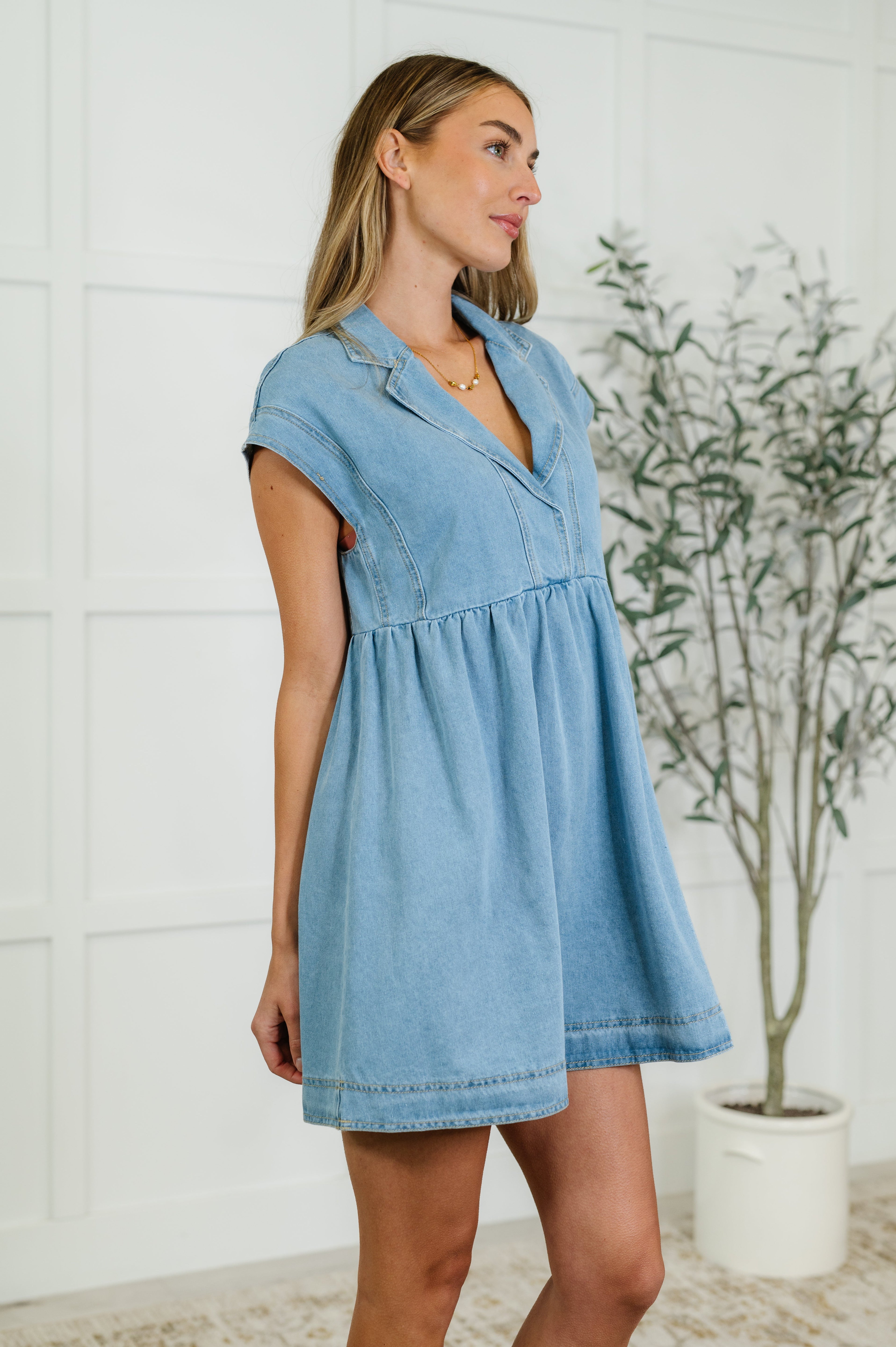 First Rodeo Denim Dress Womens Ave Shops- Tilden Co.