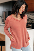 First and Foremost Rib Knit Top Tops Ave Shops- Tilden Co.