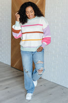 Flawless Features Striped Sweater    Tops Ave Shops- Tilden Co.