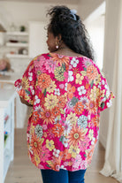 Flit About Floral Top in Pink    Tops Ave Shops- Tilden Co.