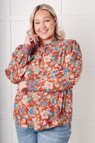 Floral Delight Blouse Blouses Ave Shops- Tilden Co.