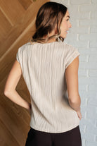 Flow With Me Embossed Top    Tops Ave Shops- Tilden Co.