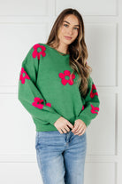 Follow Your Heart Drop Shoulder Sweater Tops Ave Shops- Tilden Co.