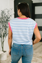 Following Through Color Block Muscle Tee Womens Ave Shops- Tilden Co.