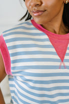 Following Through Color Block Muscle Tee Womens Ave Shops- Tilden Co.