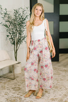 Follow the Flow Wide Leg Floral Bottoms Womens Ave Shops- Tilden Co.
