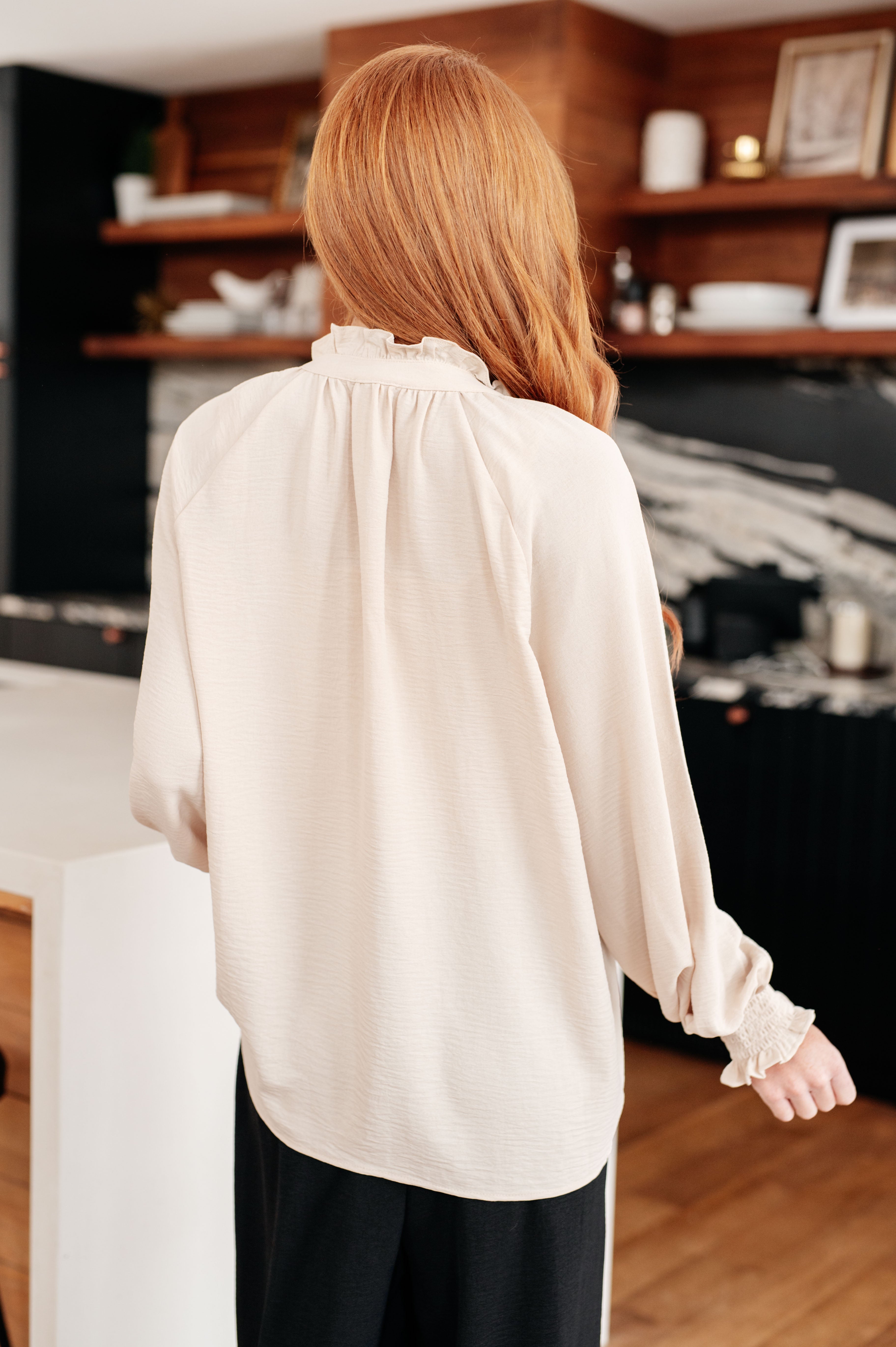 For You I Do Button Up Blouse Tops Ave Shops- Tilden Co.