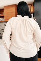 For You I Do Button Up Blouse Tops Ave Shops- Tilden Co.