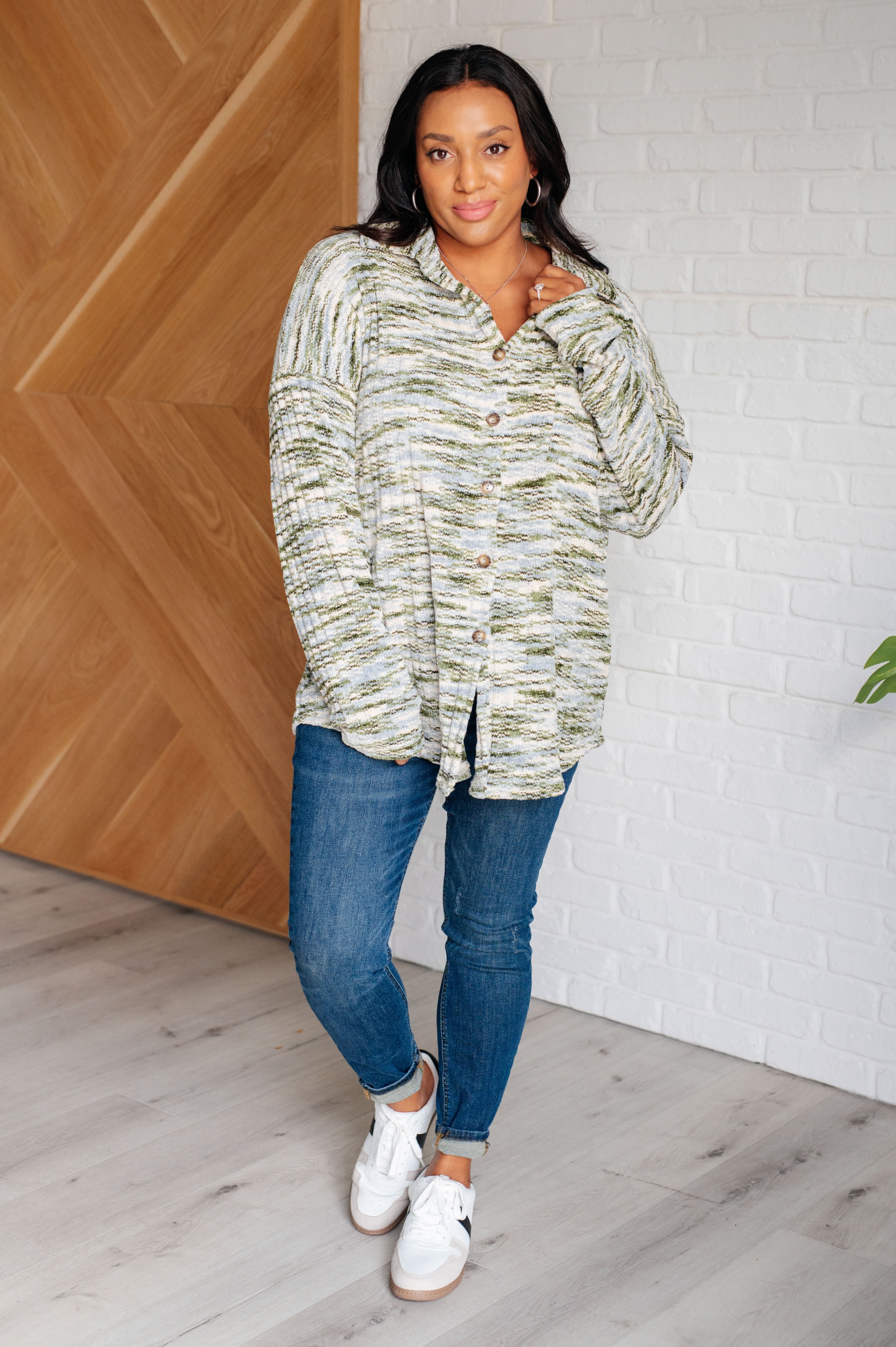 Forest of Feelings Knit Shacket Layers Ave Shops- Tilden Co.