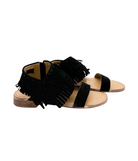 Fringe Star Sandal in Black    Shoes Ave Shops- Tilden Co.