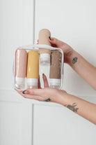 From Here to There Toiletry Travel Bottles in Neutral Health & Beauty Ave Shops- Tilden Co.