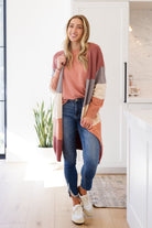 Fun Beginnings Raglan Top In Dusty Mauve    Womens Ave Shops- Tilden Co.