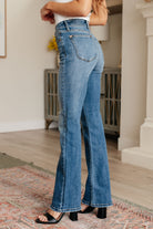 Genevieve Mid Rise Vintage Bootcut Jeans    Denim Ave Shops- Tilden Co.