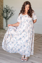 Gentle Yet Strong Balloon Sleeve Floral Dress    Dresses Ave Shops- Tilden Co.