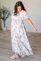 Gentle Yet Strong Balloon Sleeve Floral Dress    Dresses Ave Shops- Tilden Co.