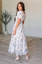 Gentle Yet Strong Balloon Sleeve Floral Dress    Dresses Ave Shops- Tilden Co.