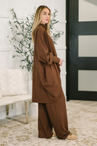 Getaway Set in Dark Mocha Womens Ave Shops- Tilden Co.